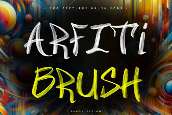 Arfiti Brush: Bold Color Fonts for Handmade Business Design