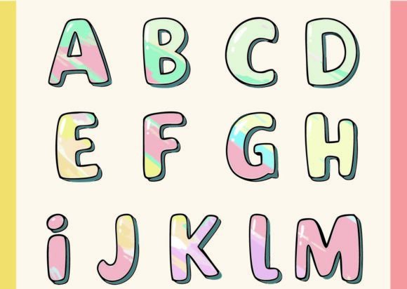 Aria: A Vibrant Color Fonts Collection for Crafters