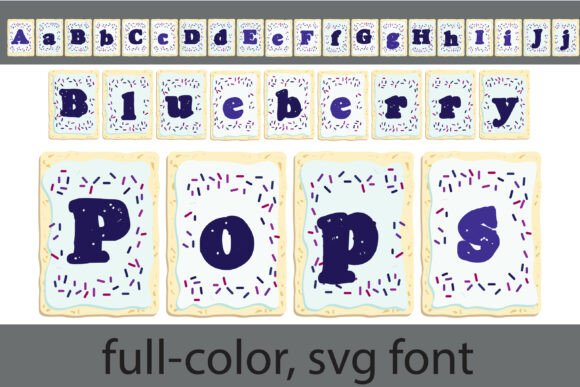Blueberry Pops: A Playful Color Fonts Breakthrough
