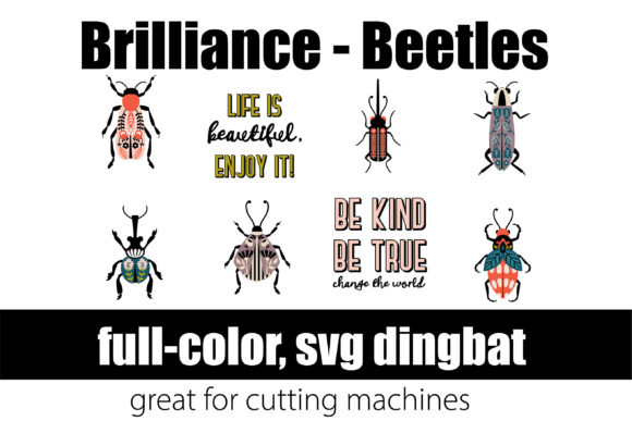 Brilliance Beetles: A Color Font for Local Branding