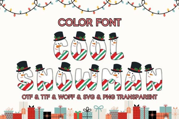 Cool Snowman: A Festive, Functional Font for Real Embroidery