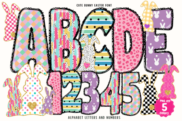 Cute Bunny Easter Fonts: A Color Fonts Review for Publishers