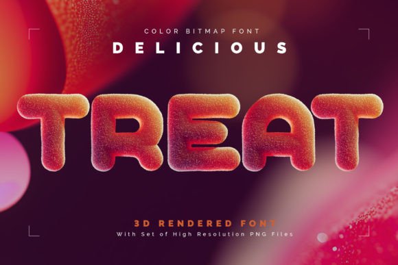 Delicious Treat: A Color Fonts Sensation for Sweet Branding