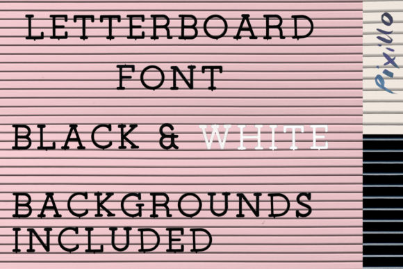 Letterboard: Uppercase Color Fonts for Creative Sellers
