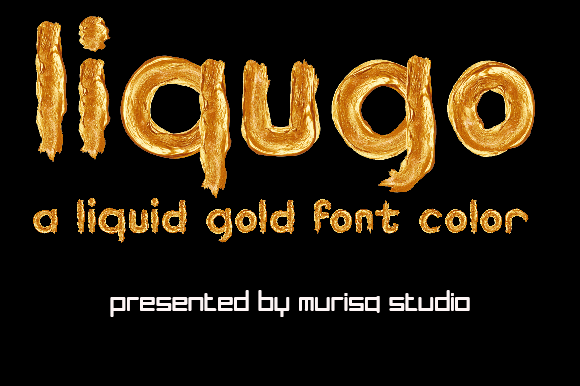 Liqugo: A Sweet, Friendly Color Font for Modern Fonts