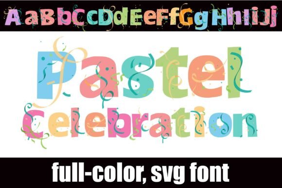 Pastel Celebrations: A Color Fonts Review for Real Local Branding