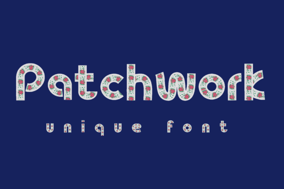 Patchwork: A Color Fonts Gem for Handmade Design
