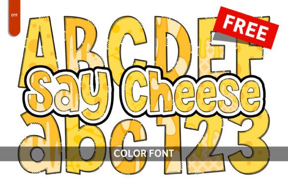 Say Cheese: A Playful Color Fonts Choice for Local Branding