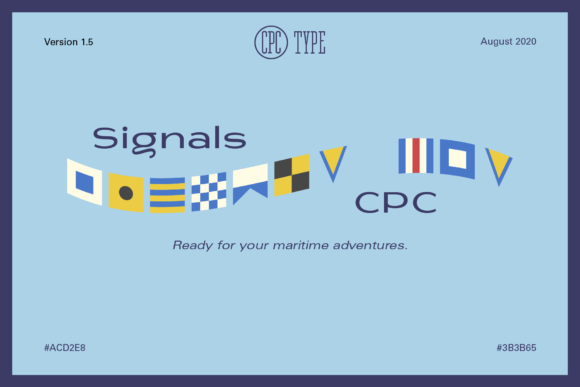 Signals CPC: A Maritime Font That Stitches Like a Pro